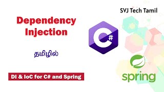 Dependency Injection in Tamil  DI amp IoC for C and Spring [upl. by Ahsieym]