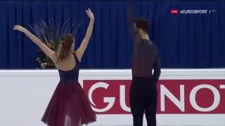 Gabriella Papadakis Guillaume Cizeron European Championships 2016 FD [upl. by Eannej124]