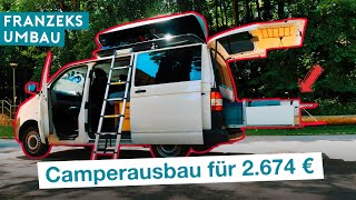 Camper Ausbau Kosten unter 3000 € 🤑  DIY Campervan  Franzeks Reisen [upl. by Camp]