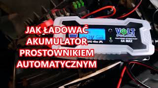 Jak ładować akumulator ładowarką prostownikiem automatycznym [upl. by Ajax724]