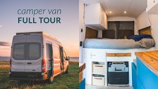 The Tour  Ford Transit Camper Van Conversion [upl. by Jeaz]