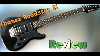 Ibanez Roadstar II 1980s Rock Guitar Review [upl. by Brandise]