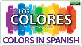 Colors in Spanish  Los colores en español  Learn Spanish Vocabulary [upl. by Ayhtak455]