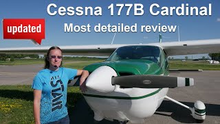 Cessna 177 Cardinal full review  Flying with an updated glass cockpit [upl. by Una]