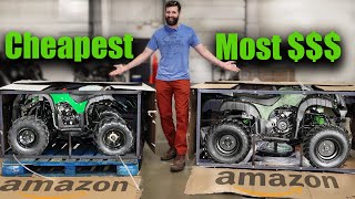 I BOUGHT Amazons CHEAPEST and MOST EXPENSIVE ATVs [upl. by Ricardo382]