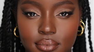 MATTE EYES AND GLOWY SKIN TUTORIAL  Hindash [upl. by Enelehcim508]