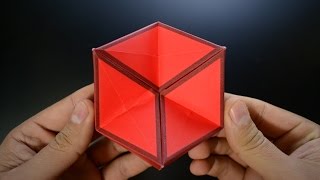 Origami 3D Hexaflexagon  Action Toy  Instructions in English BR [upl. by Siraj228]