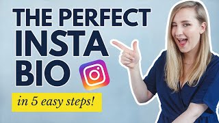 How to Create the PERFECT Instagram Bio  Get More Followers in 5 EASY STEPS [upl. by Nabetse]