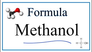 Chemical and Structural Formula for Methanol Methyl alcohol [upl. by Antoinette667]