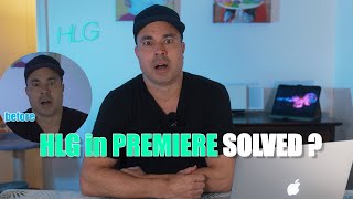 HLG Grading in Adobe Premiere SOLVED Convert 2020 to rec709  Sony a7siii  a7iii  Panasonic S1H [upl. by Thomson782]