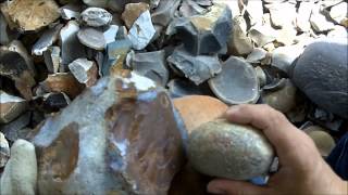 200  12 Spalling Chert Flint for Flintknapping [upl. by Esille]