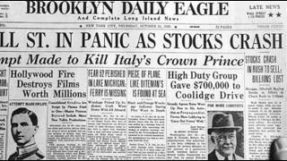 24th October 1929 Wall Street Crash begins on Black Thursday [upl. by Cutlor]