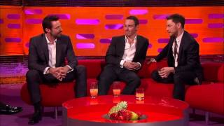 The Graham Norton Show  S15E05  Hugh Jackman Michael Fassbender James McAvoy [upl. by Griffith]