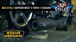 SampS Super Street 2 into 1 Install  Sportster Iron 1200 [upl. by Lorne]