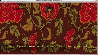 ArahWeave jacquard design in 5 minutes [upl. by Atok]