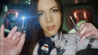 ASMR  Alien Ear Exam Ear Cleaning amp Measuring 👂 [upl. by Sydelle]