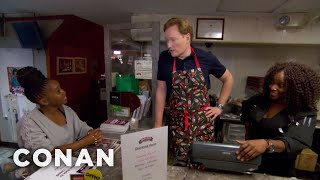 Conan Works At Sylvia’s Restaurant  CONAN on TBS [upl. by Ko]