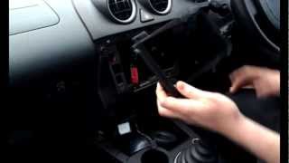 Radio Installation Ford Fiesta Triple Dash 20022008  JustAudioTips [upl. by Wyon379]