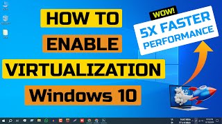 How To Enable Virtualization In Windows 10 [upl. by Rabassa]