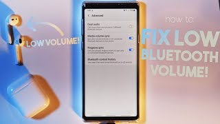 How to fix low Bluetooth volume issues on Android SpeakersHeadphonesEarphonesAirpods [upl. by Nadroj]