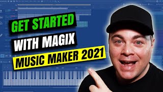 Magix Music Maker 2021 Tutorial For Beginners [upl. by Kentiga798]