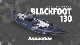 2021 Blackfoot 130 Inflatable Kayak I Aquaglide [upl. by Otrebtuc]