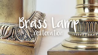 Brass Lamp Restoration Project [upl. by Oiramrej762]