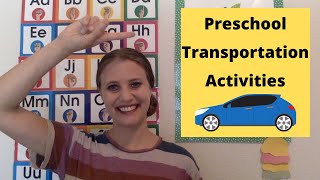 TRANSPORTATION Part 1  Preschool and Kindergarten Activities [upl. by Hamilah]