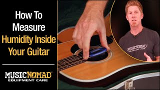 How to Measure the Humidity amp Temperature inside your Guitar Case or Guitar Soundhole [upl. by Beniamino]