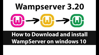 How to Download and install Wamp Server on Windows 10 64 bit 2020 [upl. by Neddy]