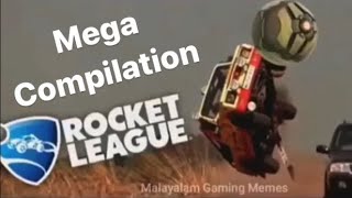 Rocket league car crash memes Rocket league in real life Car flips over irl Mega compilation [upl. by Flaherty]