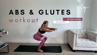 Abs and Glutes Workout Combo  30 Minutes with Mini Band [upl. by Katzen997]