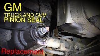 Gm Truck and SUV Pinion Seal Replacement [upl. by Alejandrina]