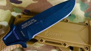 Gerber Strongarm Fixed Blade Survival Camping General Use Knife [upl. by Rosanna]