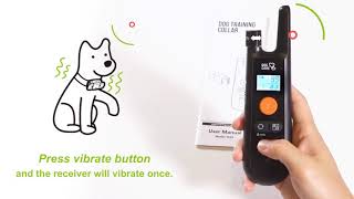 How to Use DogCare Dog Training Collar TC01 [upl. by Yanel61]