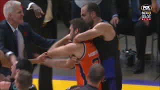 SYDNEY KINGS v CAIRNS TAIPANS ON COURT FIGHT [upl. by Hedveh779]