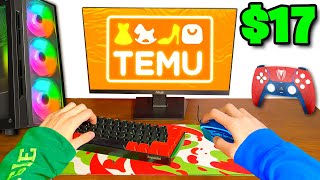 I Bought the CHEAPEST Gaming Setup From TEMU [upl. by Stasny]