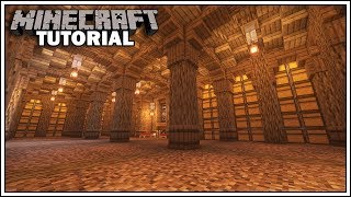 Minecraft Underground Storage Room Tutorial How to Build [upl. by Attenyl634]