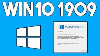 How to Upgrade Windows 10 in Version 1909 [upl. by Anival712]