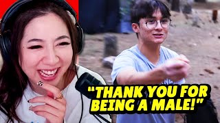 FUSLIE REACTS TO OFFLINETV SURVIVES CAMPING CHALLENGE [upl. by Sophi222]