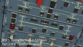 MSFS  Flying the Airbus A320neo Part 2 Aircraft System Overview [upl. by Ebocaj]