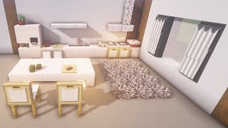 Minecraft Modern Kitchen Build Tutorial [upl. by Aneekahs699]