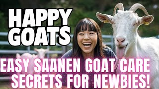 Easy Saanen GOAT Care Secrets for Newbies [upl. by Atteiram167]