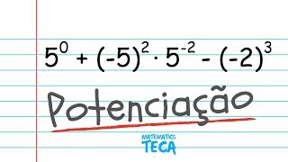 Expressão com potências [upl. by Edecrem]