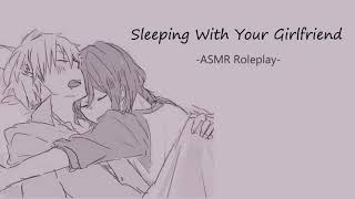 ASMR Falling asleep with girlfriend 4 hour sleepaid white noise soft breathing [upl. by Broder]