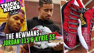 Julian Newman Gets FIRE Jordan 11 Customs From Sierato Jaden Newman Cops Some Kyries 🔥 [upl. by Fanning]