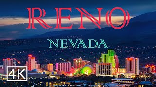 4K Reno  Nevada  Night Tour [upl. by Levina]