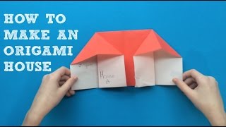 How to Make an Origami House EASY [upl. by Blinni]