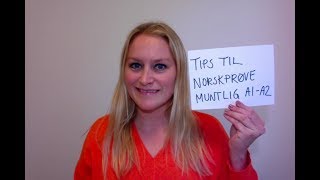 Video 575 A1A2 muntlig norskprøve tips fra Karense [upl. by Jehovah912]