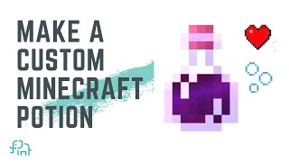 How to Make a Custom Health Minecraft Potion  Beginner Minecraft Tutorial [upl. by Tsai]